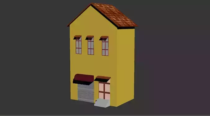 House Model 3 Free low-poly 3D model