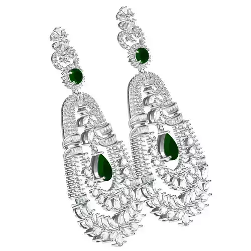 Beautiful Art Deco Hip-Hop Earring