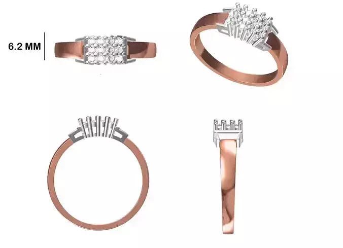 Mens Ring STL OBJ FBX JCD Details