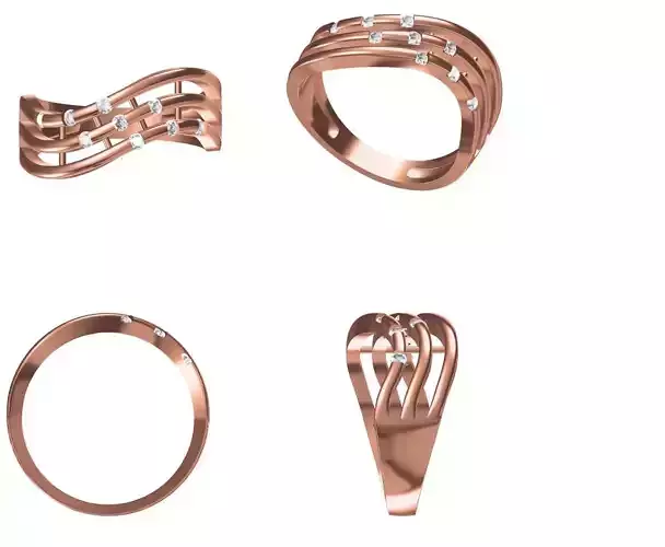 Mens Ring STL OBJ FBX JCD Details