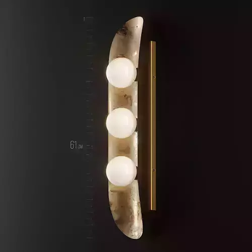 NATASHA 3-LIGHT SCONCE from LULU and Georgia
