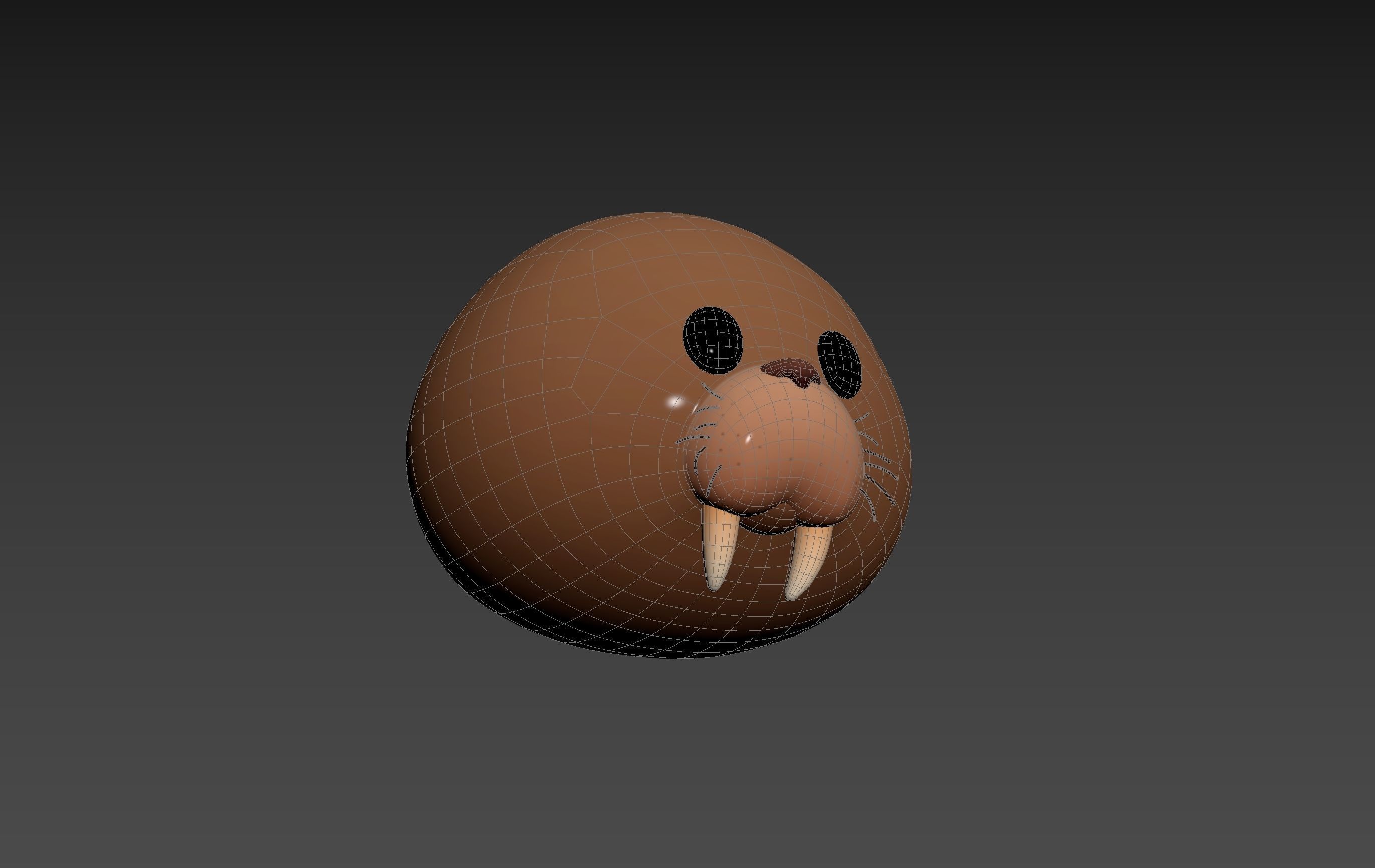 Prop239 Walrus Head 3D model_13