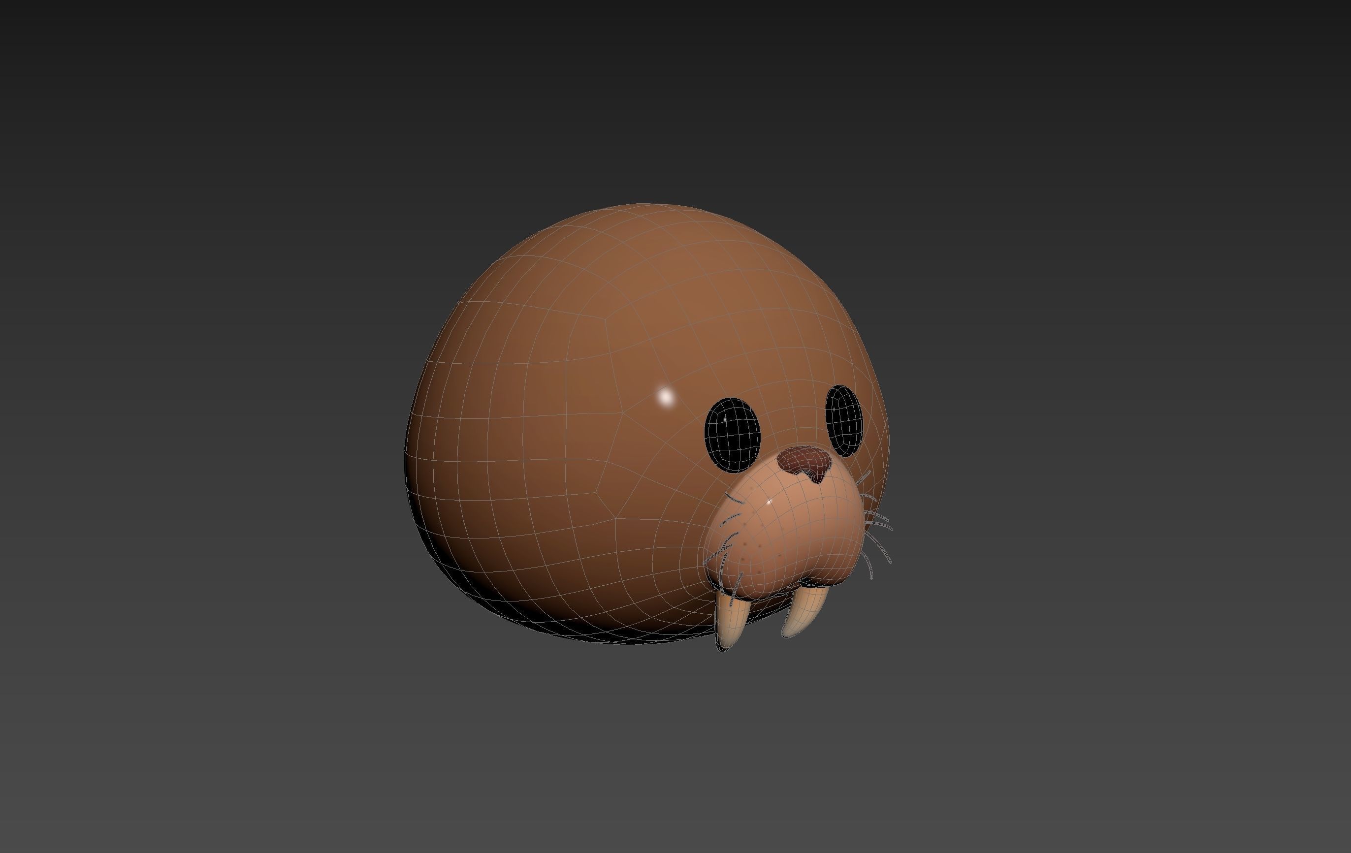 Prop239 Walrus Head 3D model_15