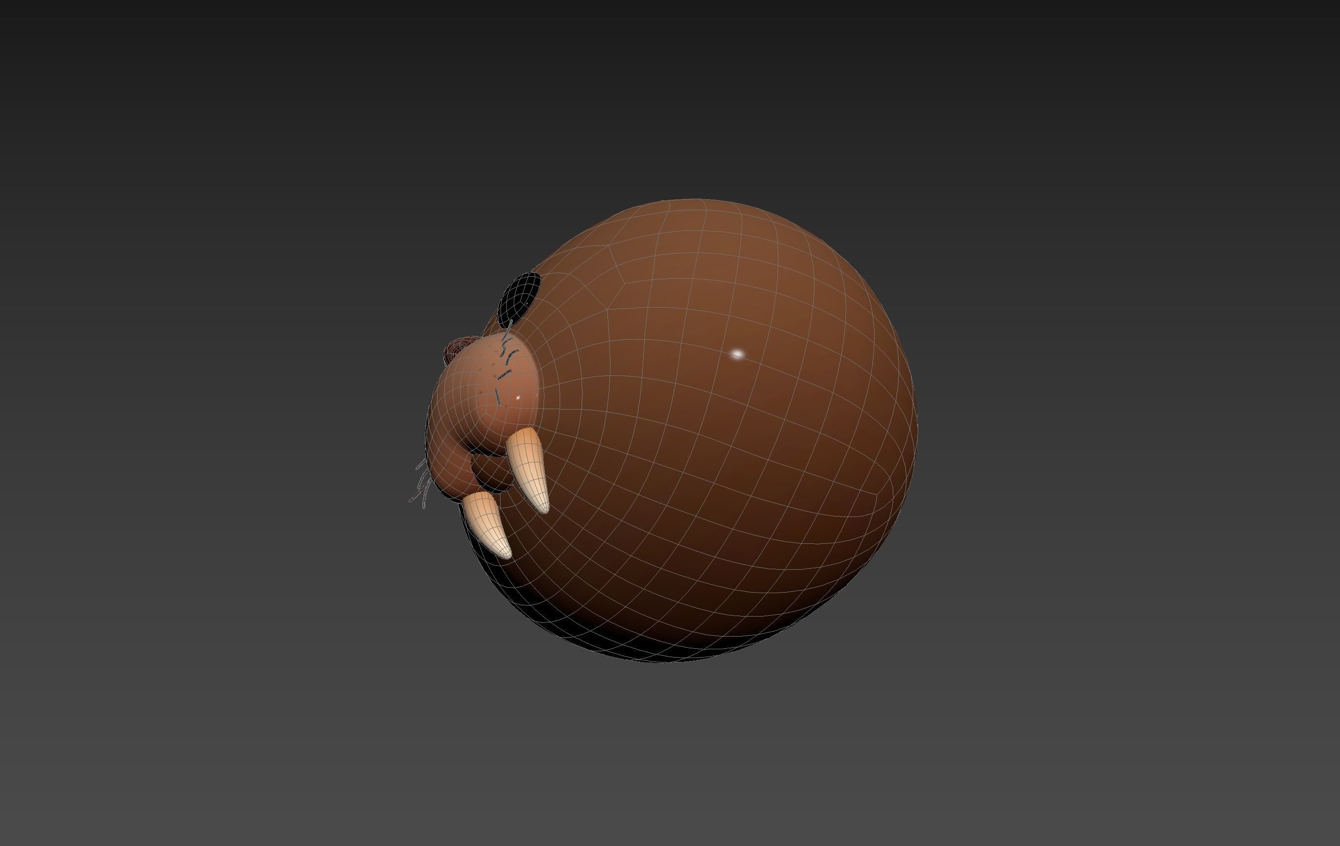 Prop239 Walrus Head 3D model_26