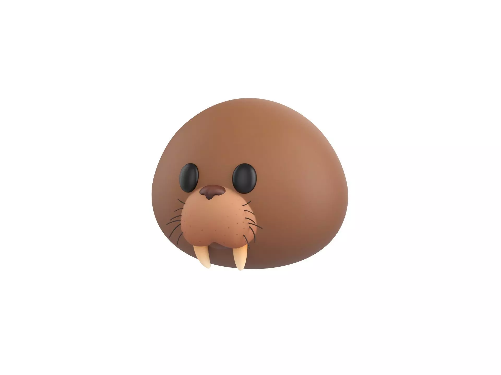 Prop239 Walrus Head 3D model_0