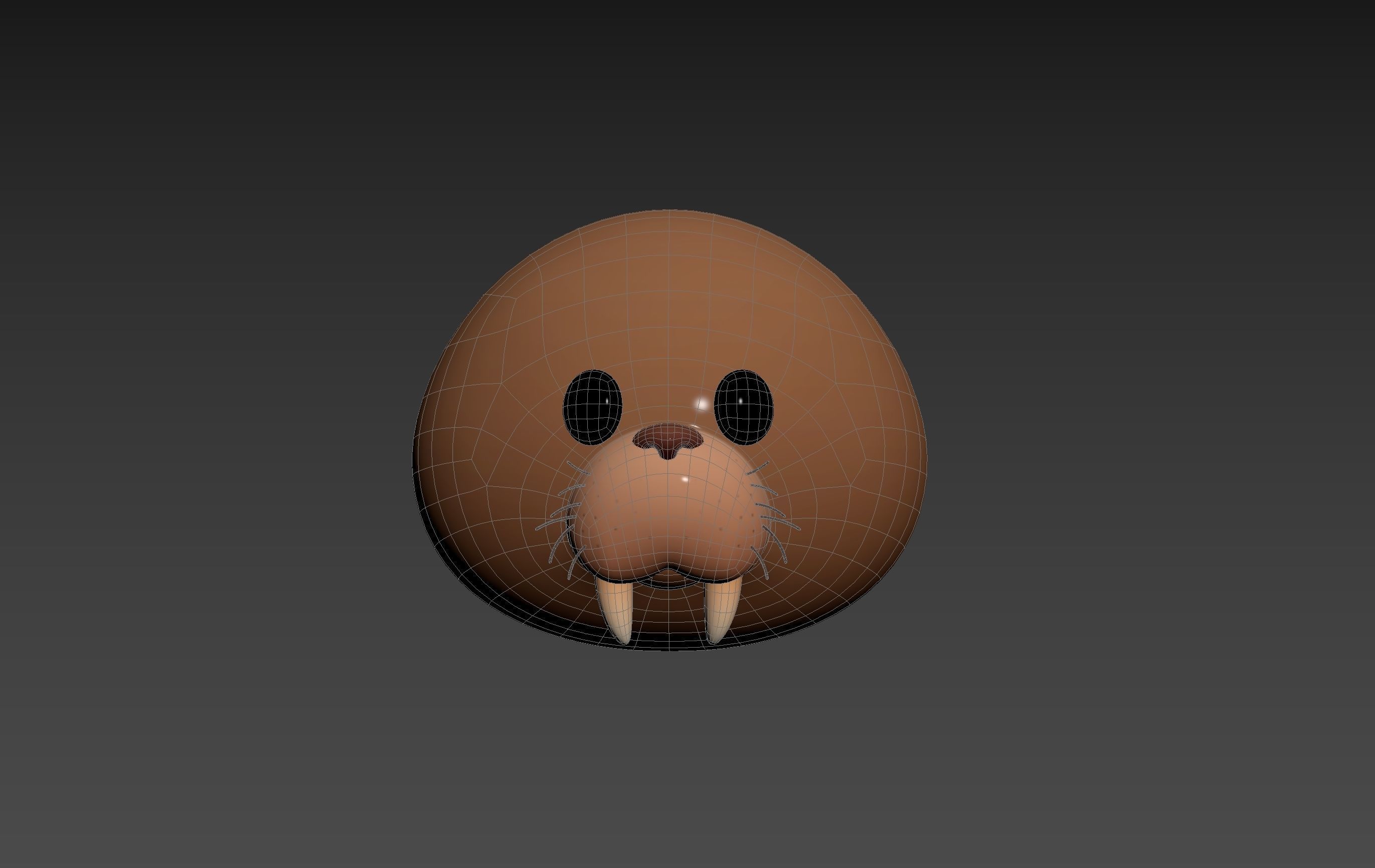 Prop239 Walrus Head 3D model_14