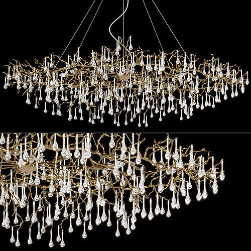 Chandelier Crystal Lux REINA V2 SP12 L1500 3D model