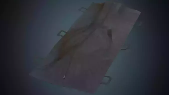 Body Bag 1B Low-poly 3D model