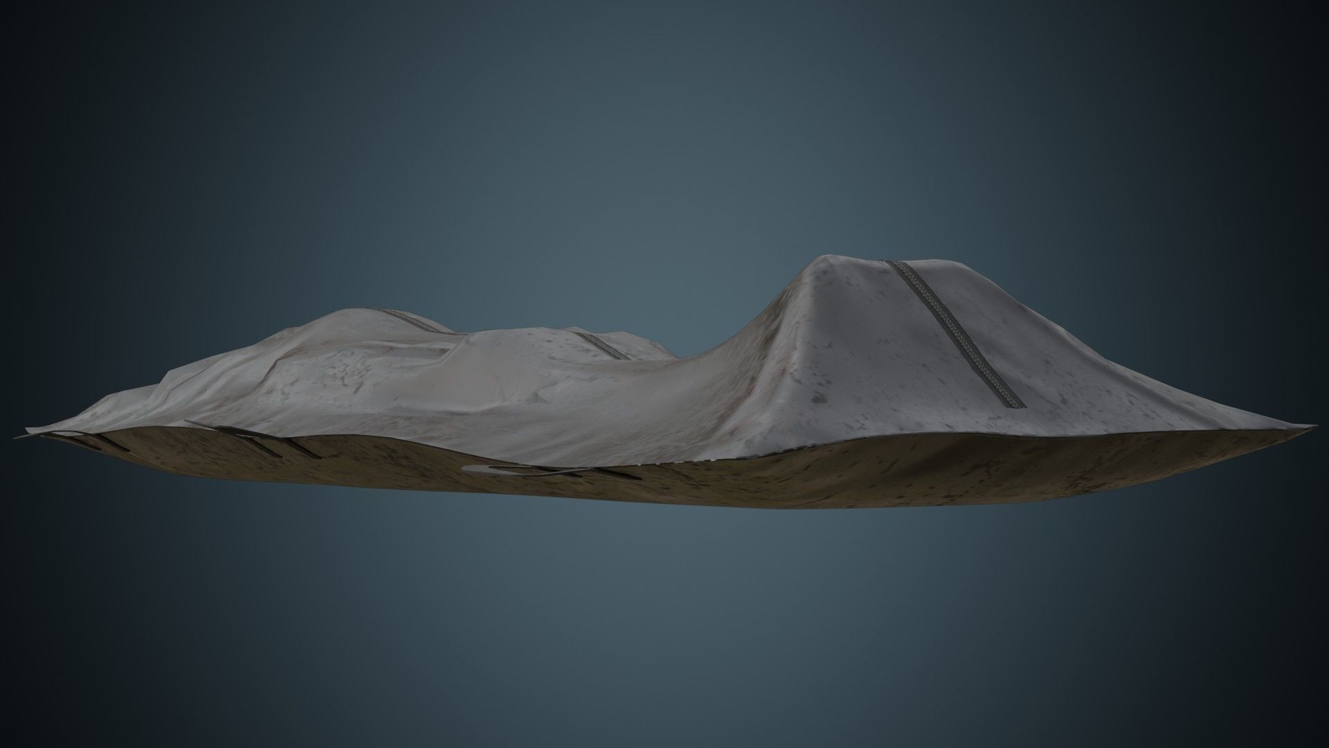 Body Bag 1B Low-poly 3D model_3