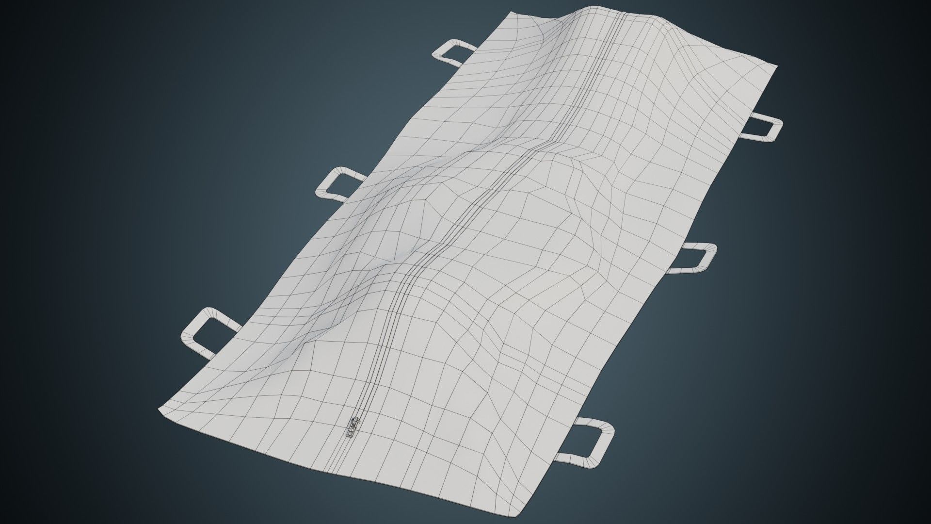 Body Bag 1B Low-poly 3D model_5