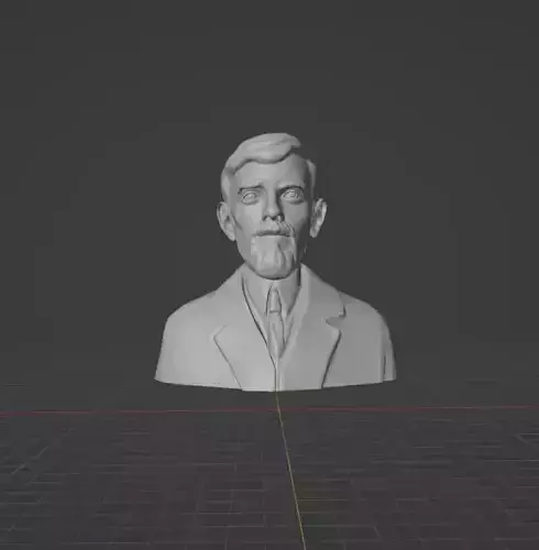 David Herbert Lawrence 3D print model
