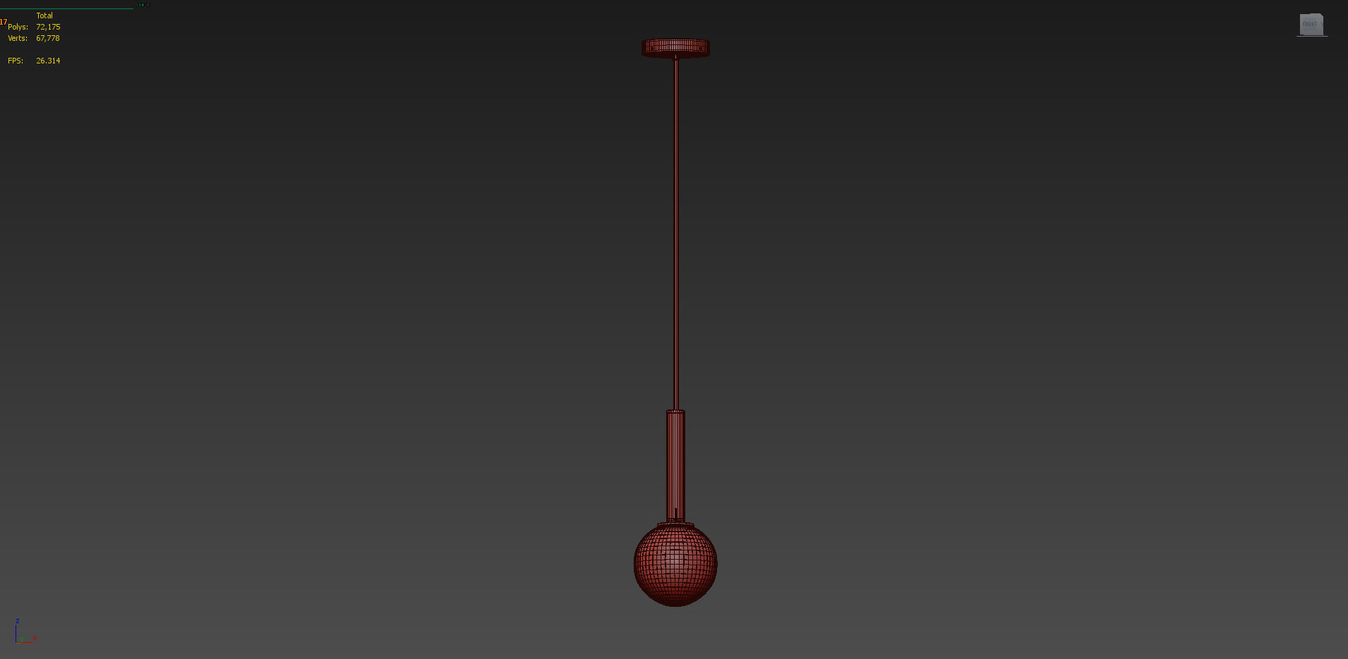 Stellar Mini Pendant by Matteo Lighting 3D model_9