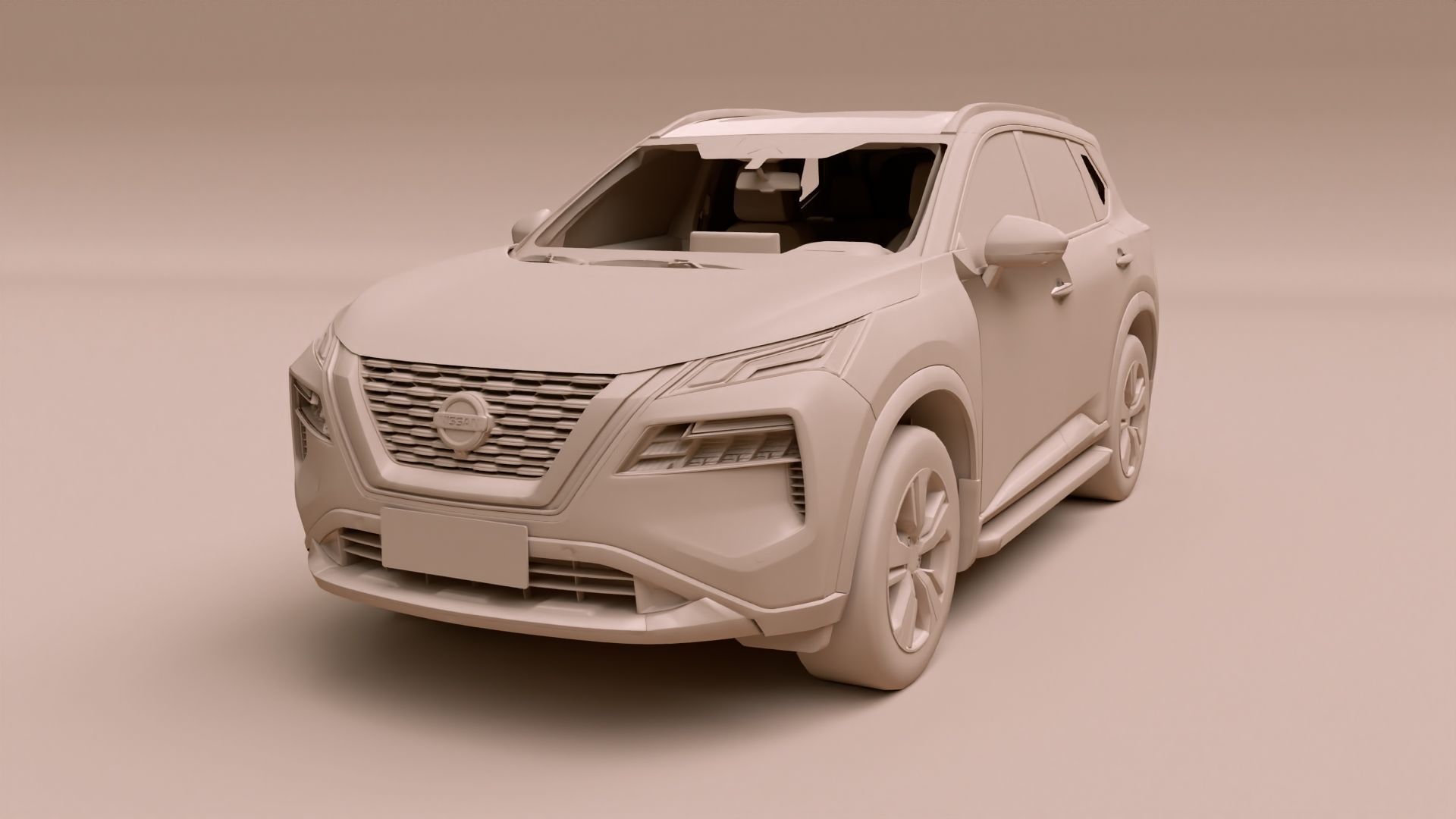  Nissan X-Trail 2023 3D model_6