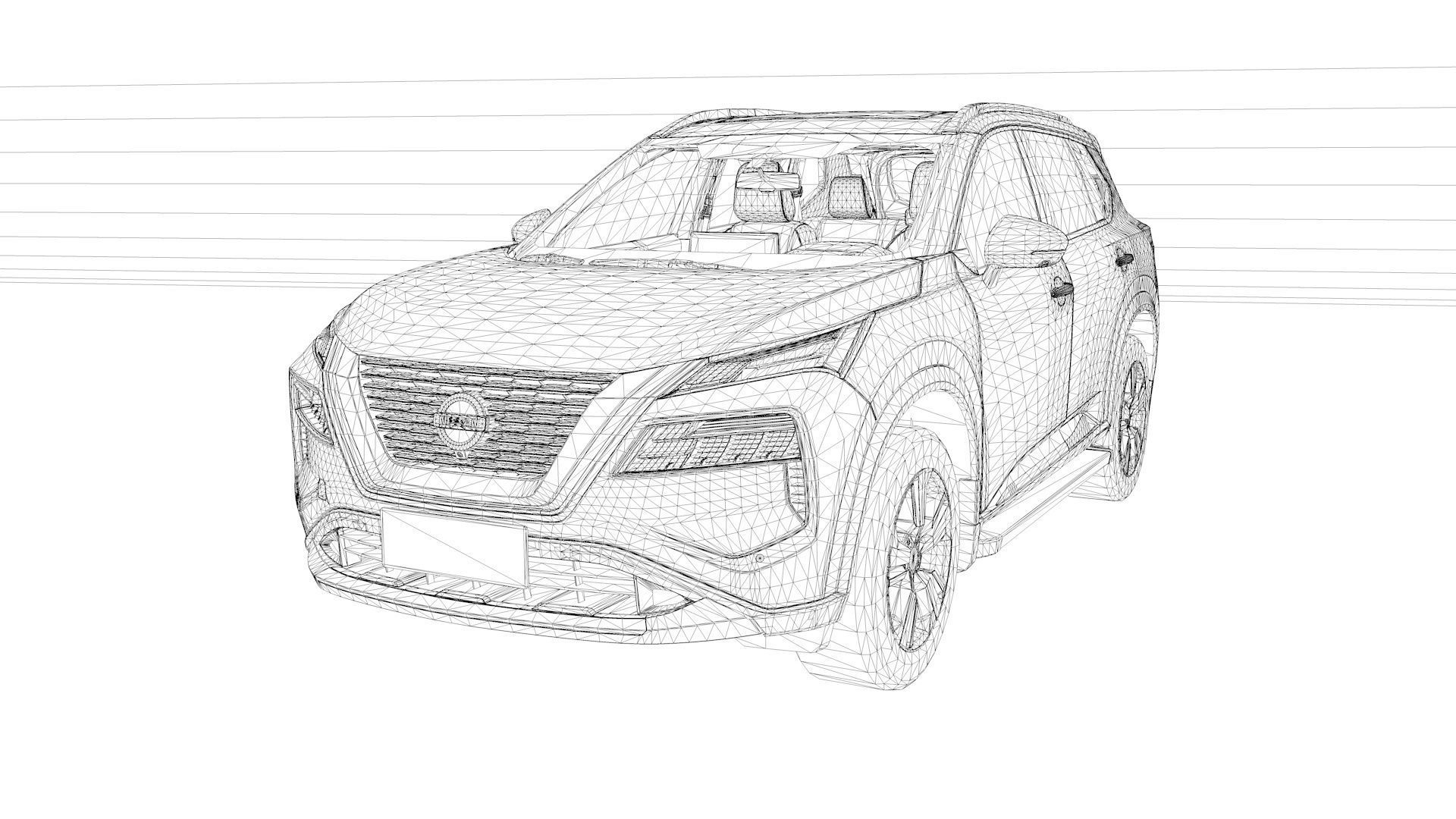  Nissan X-Trail 2023 3D model_7