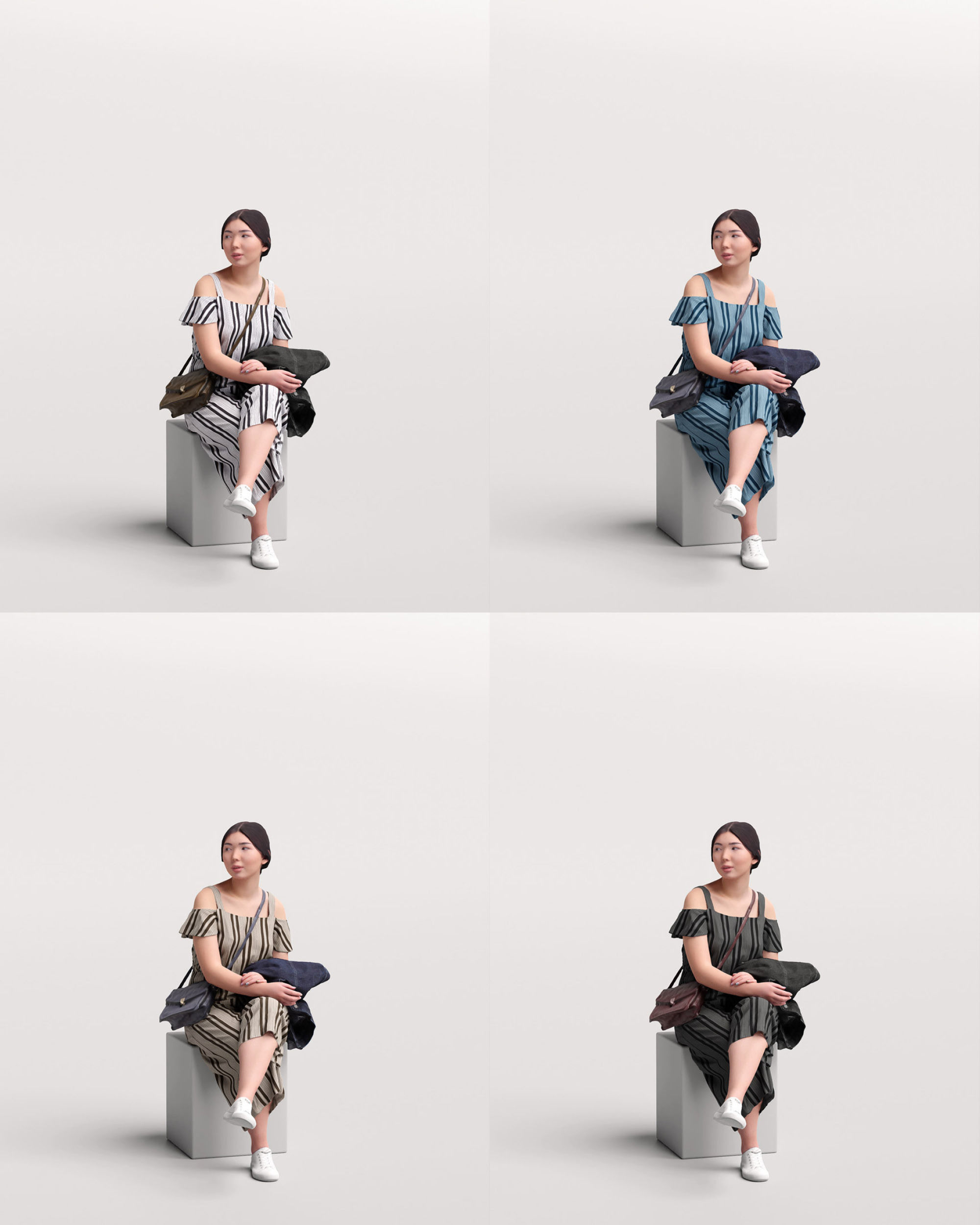 Humano 12- Collection 2204 - STANDING PEOPLE - 12 x 3D models  3D model_18