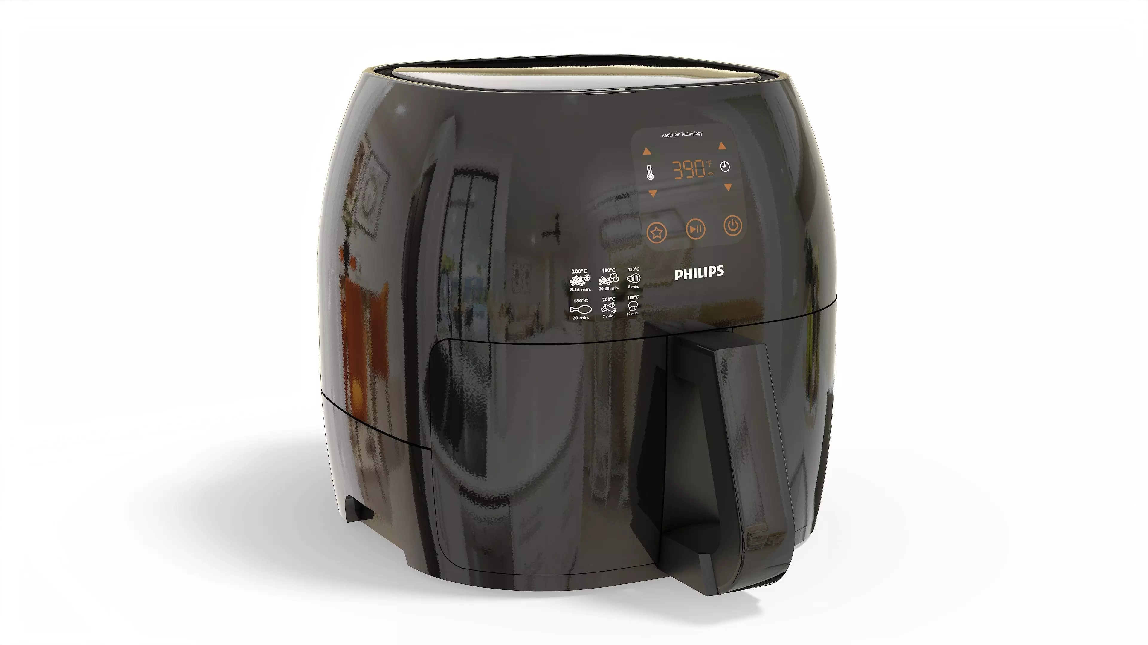 Philips Air Fryer Low-poly 3D model