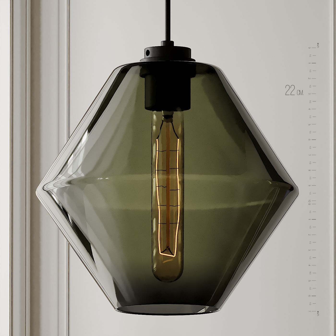 Trove Pendant by Jeremy Pyles for Niche 3D model_1