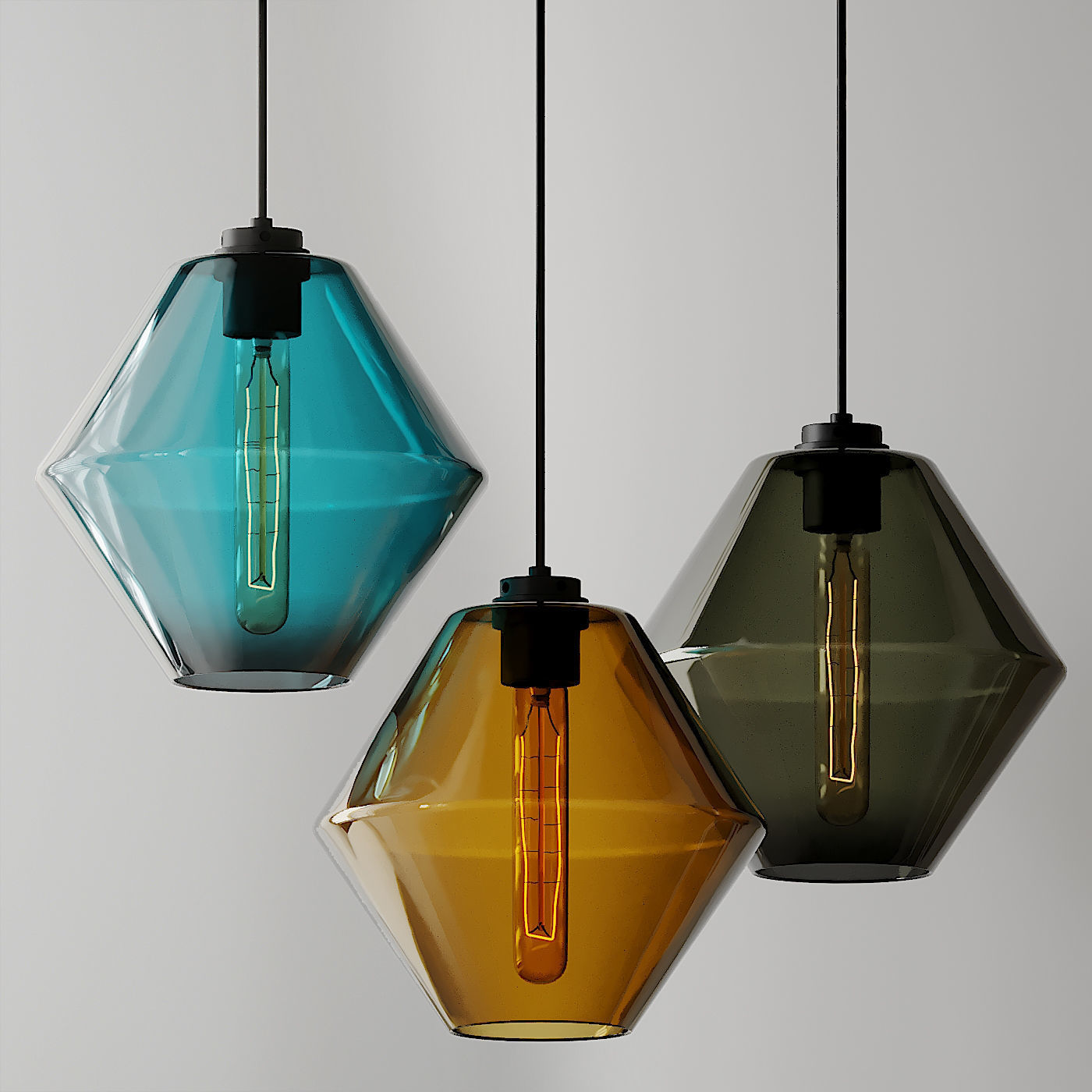 Trove Pendant by Jeremy Pyles for Niche 3D model_2
