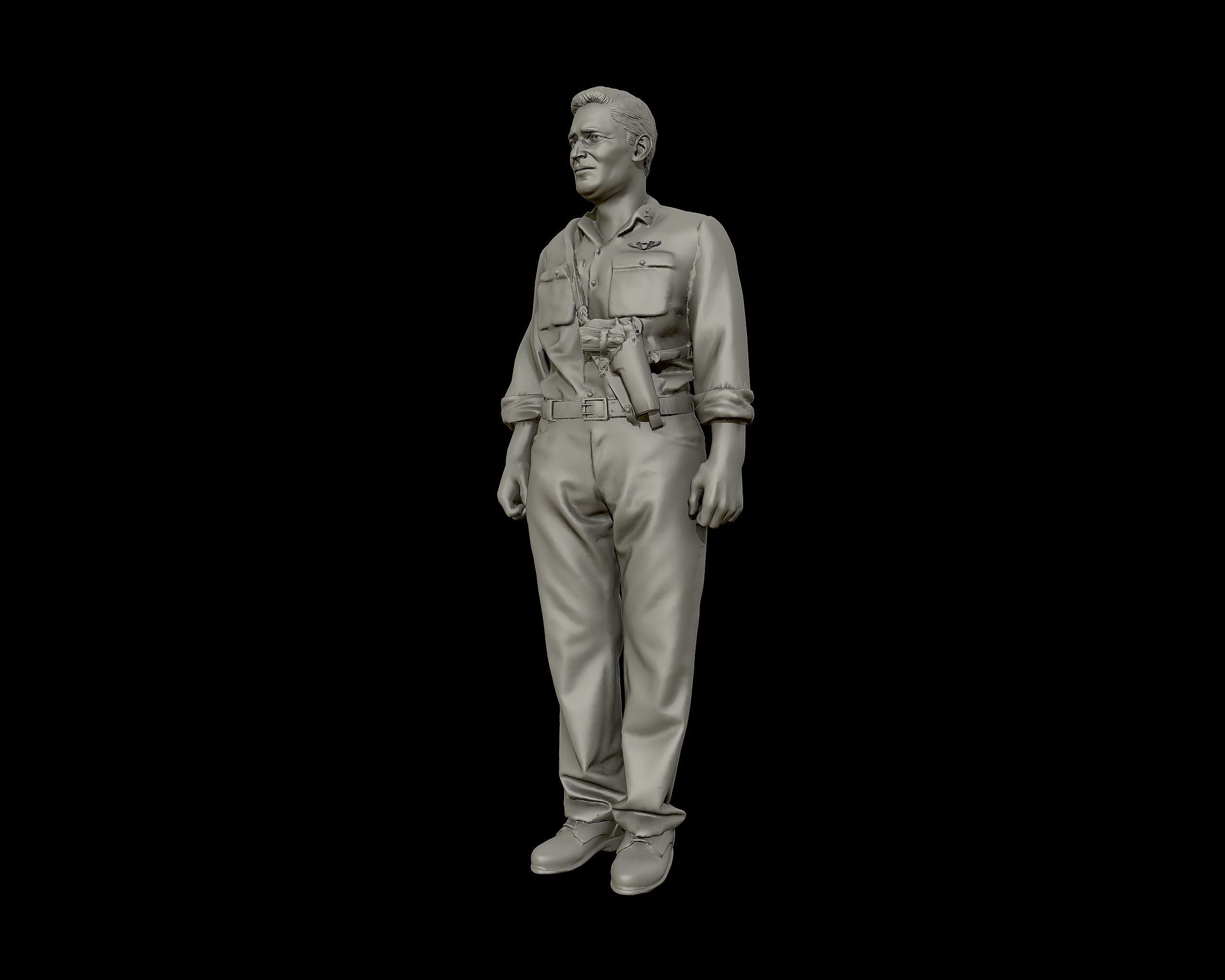 Joe Foss 3D print model_15