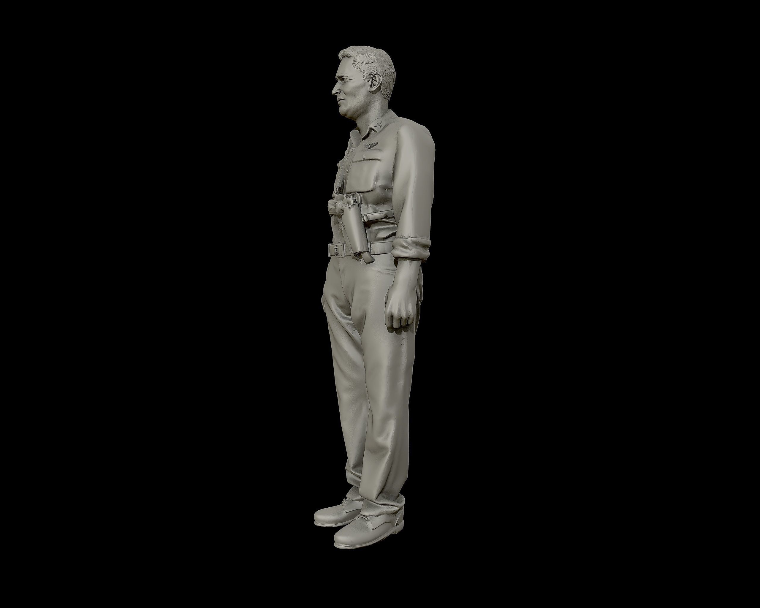 Joe Foss 3D print model_17