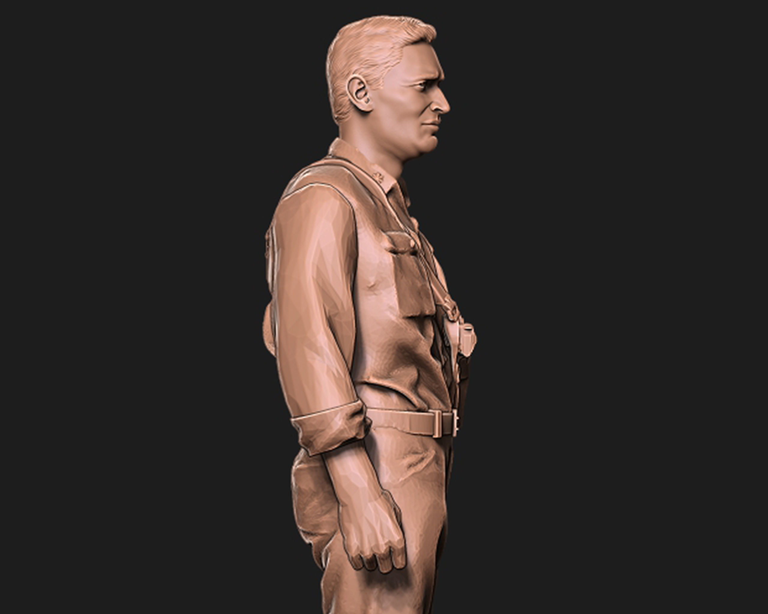 Joe Foss 3D print model_4