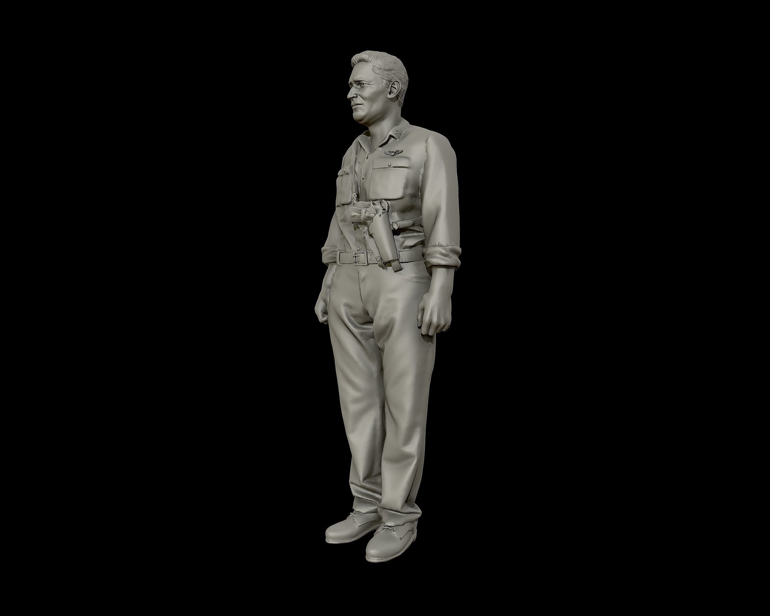 Joe Foss 3D print model_16