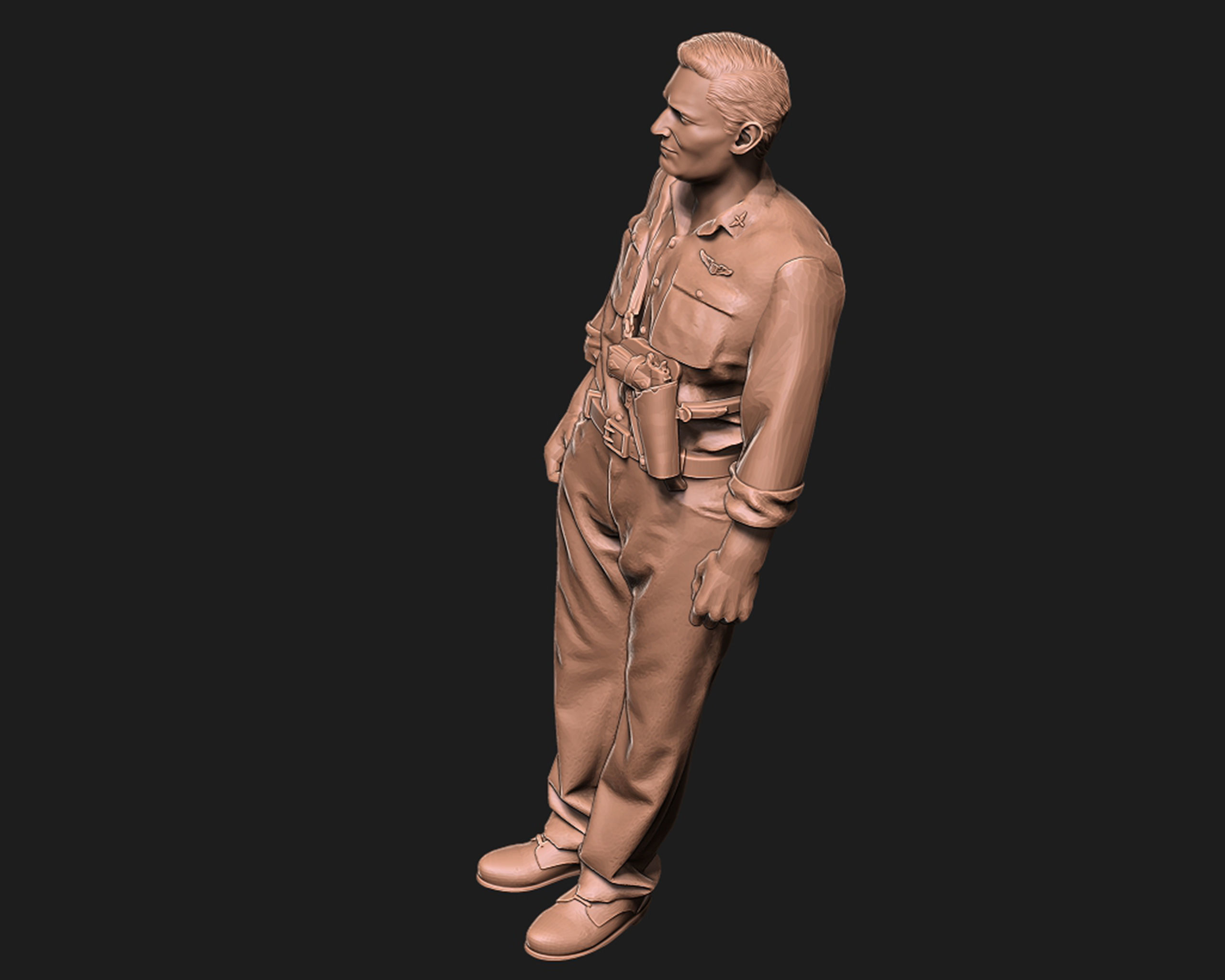 Joe Foss 3D print model_11