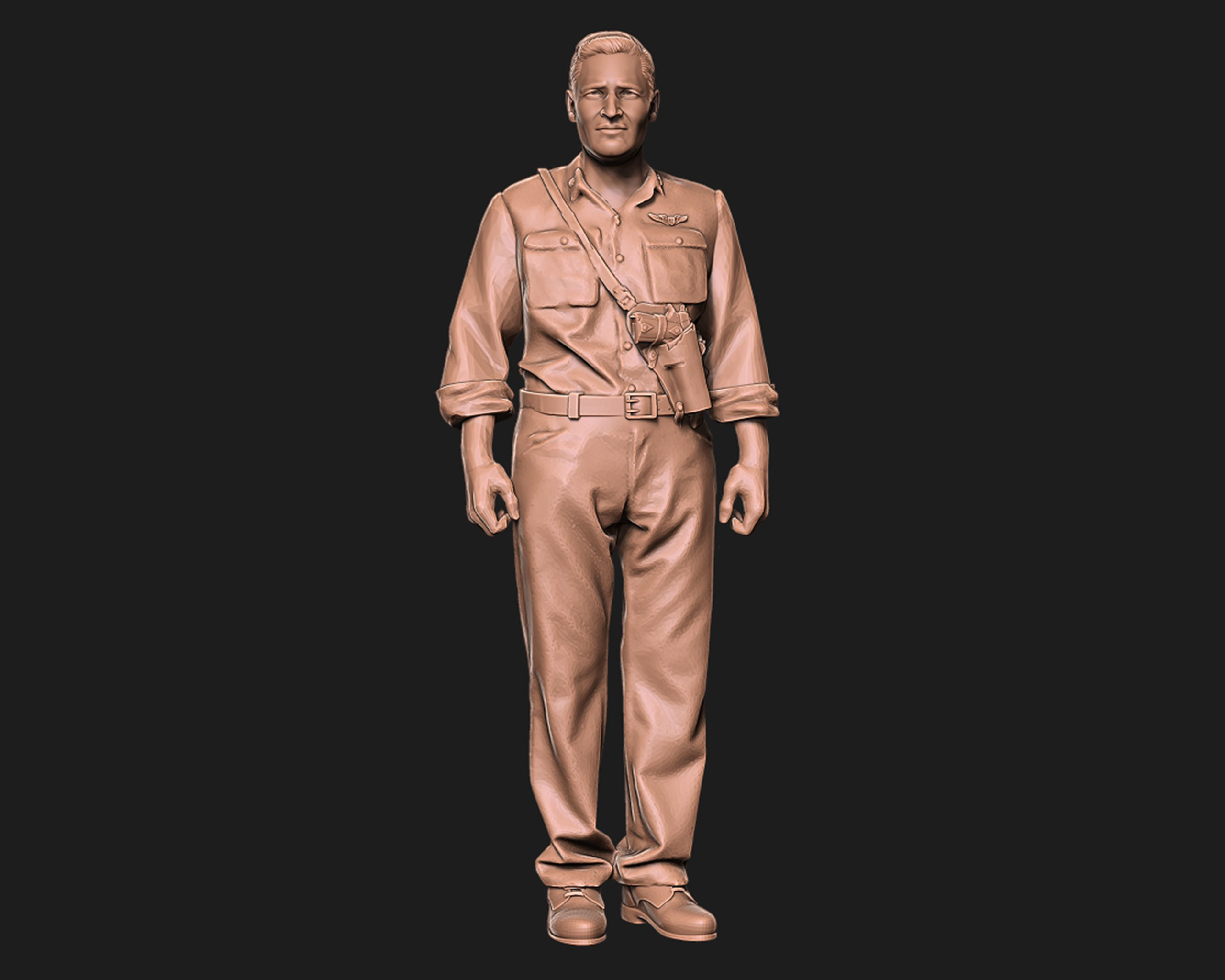 Joe Foss 3D print model_2