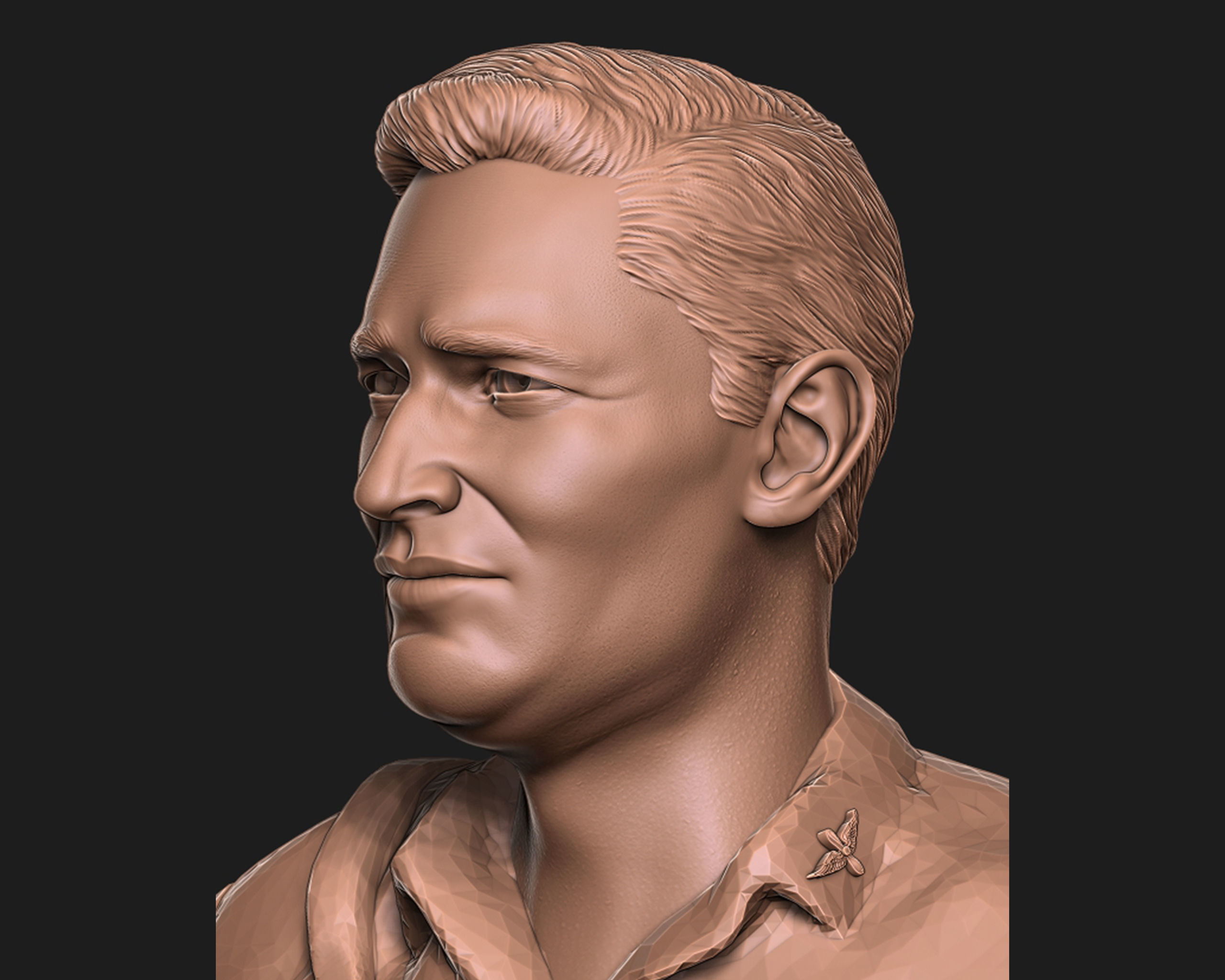 Joe Foss 3D print model_10