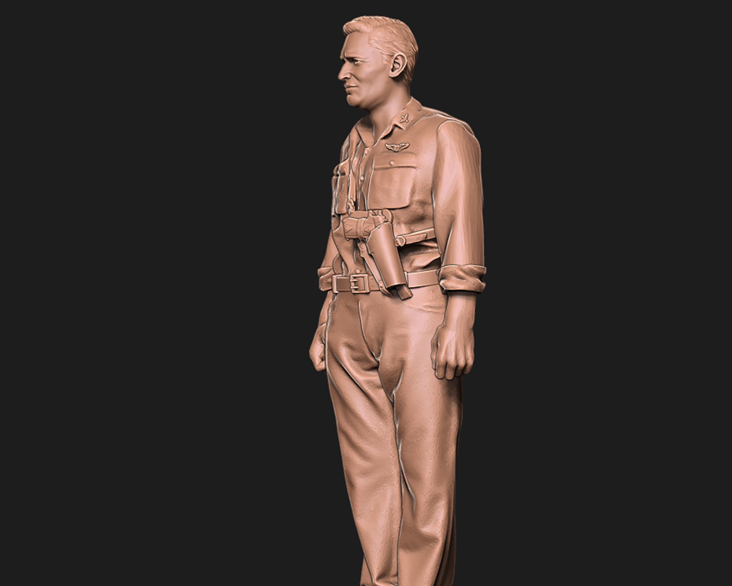 Joe Foss 3D print model_5