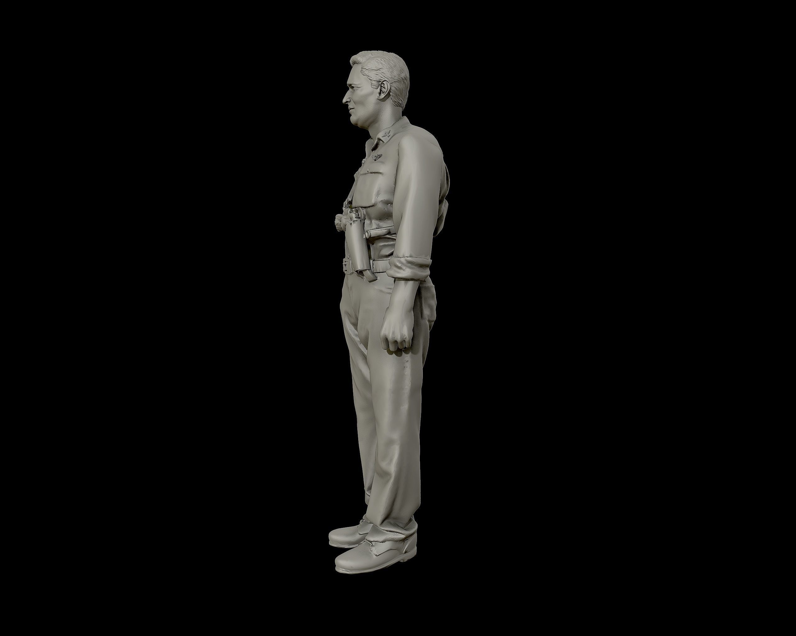 Joe Foss 3D print model_18