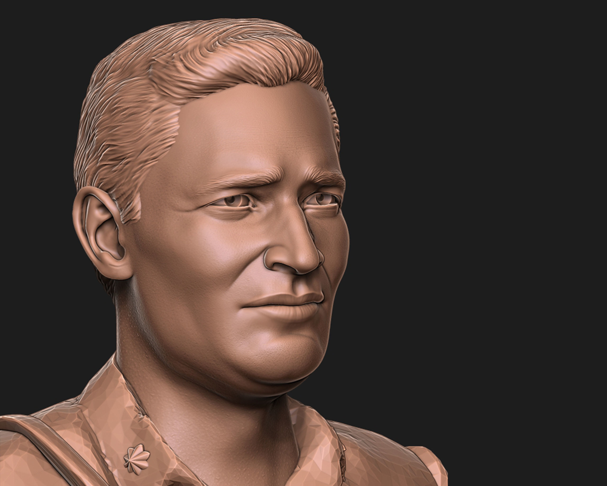 Joe Foss 3D print model_9