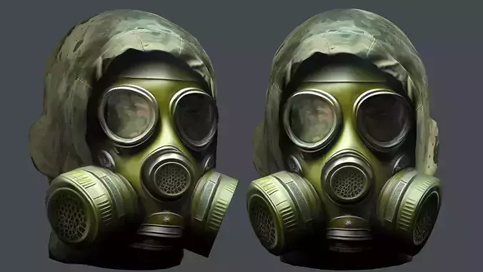 Helmet 3d model military combat Military Low-poly  Low-poly 3D model