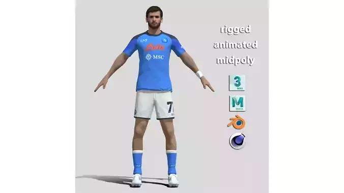 T-P Rigged Kvaratskhelia Napoli