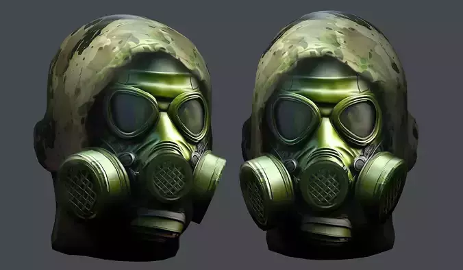 Helmet 3d model military combat Military Low-poly