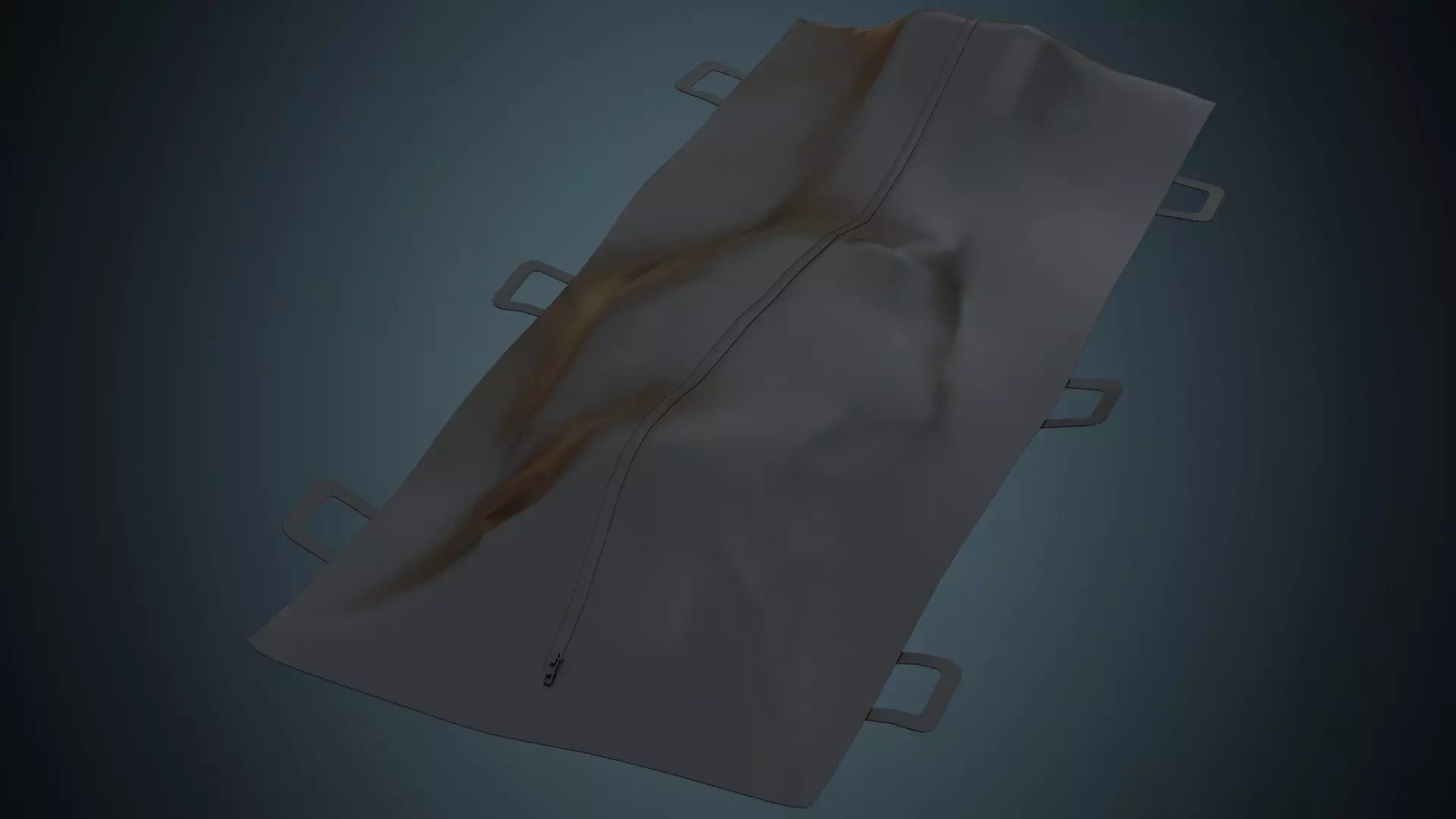 Body Bag 1 Basic Low-poly 3D model_0