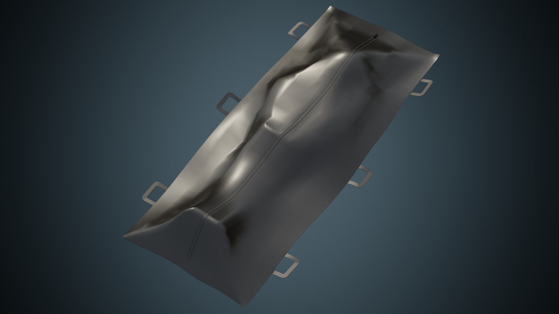 Body Bag 1 Basic Low-poly 3D model_2