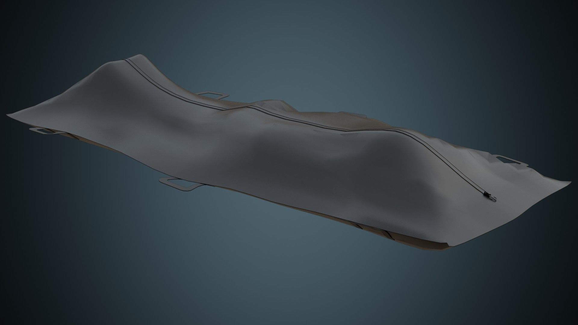 Body Bag 1 Basic Low-poly 3D model_1