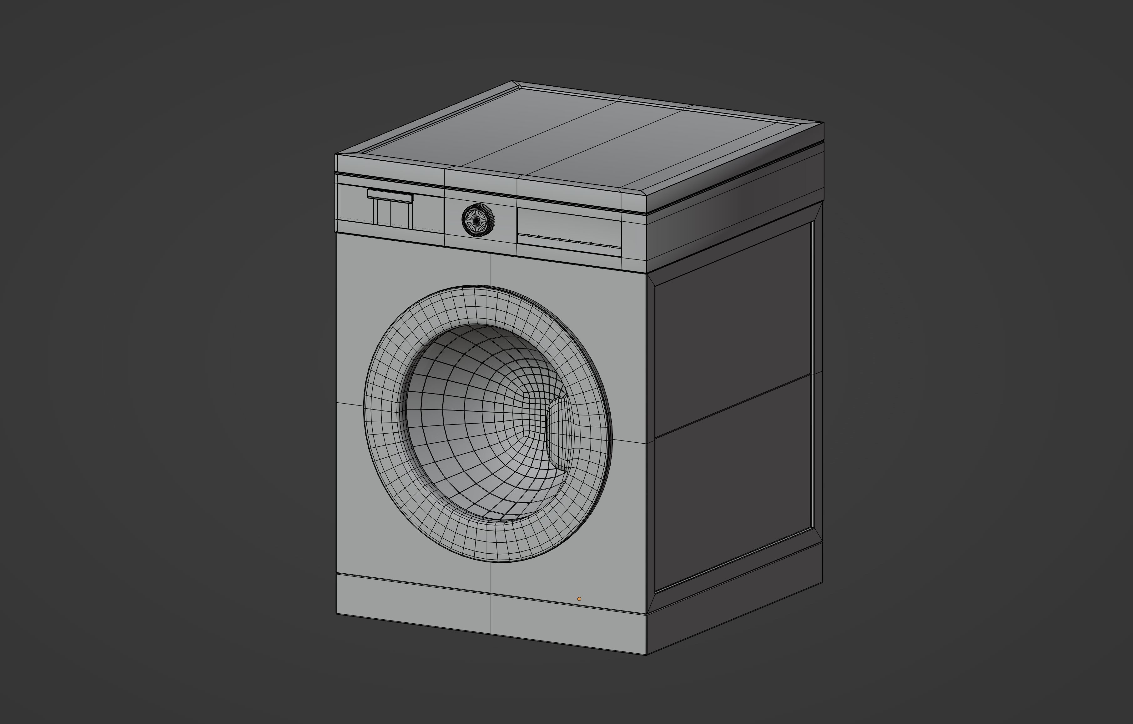 Washing Machine 3D model_15