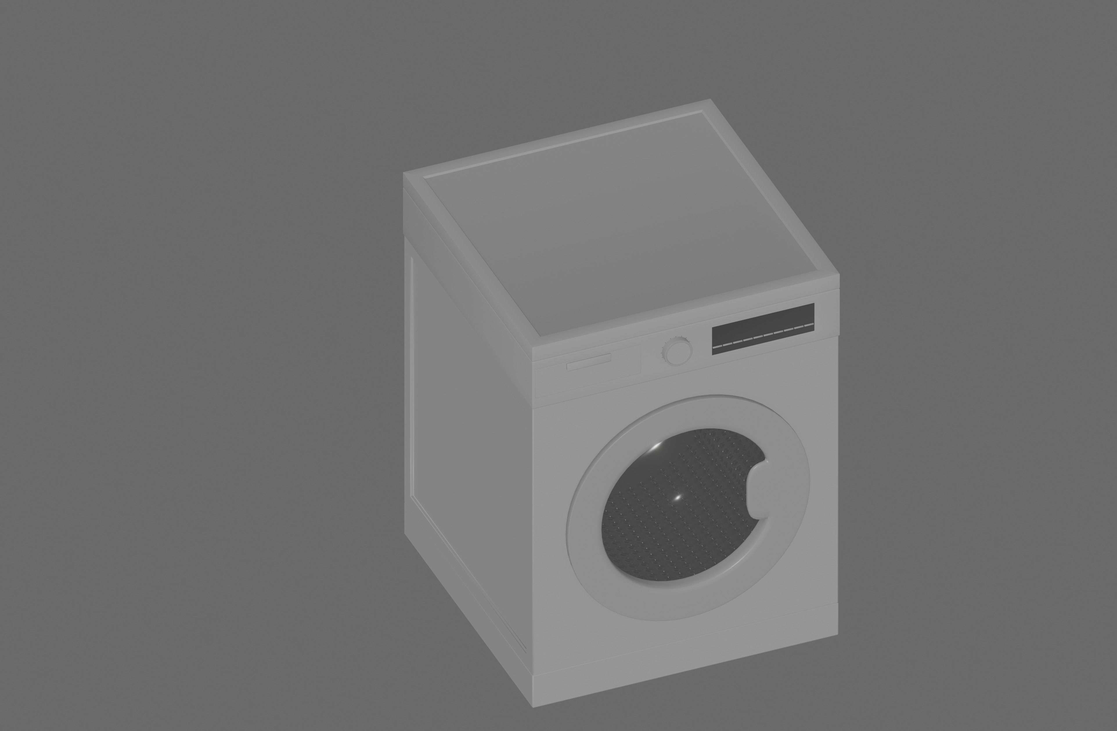 Washing Machine 3D model_4