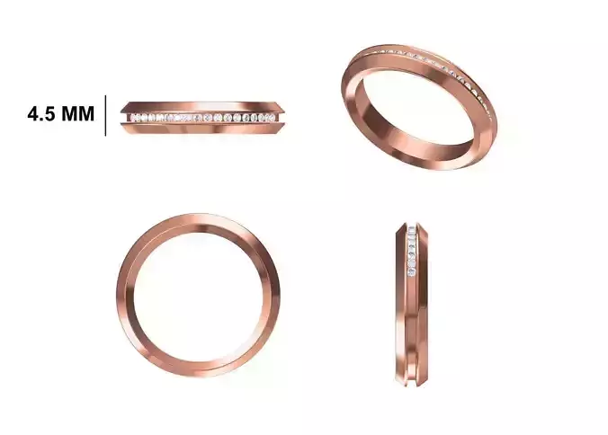 Mens Ring STL OBJ FBX JCD Details