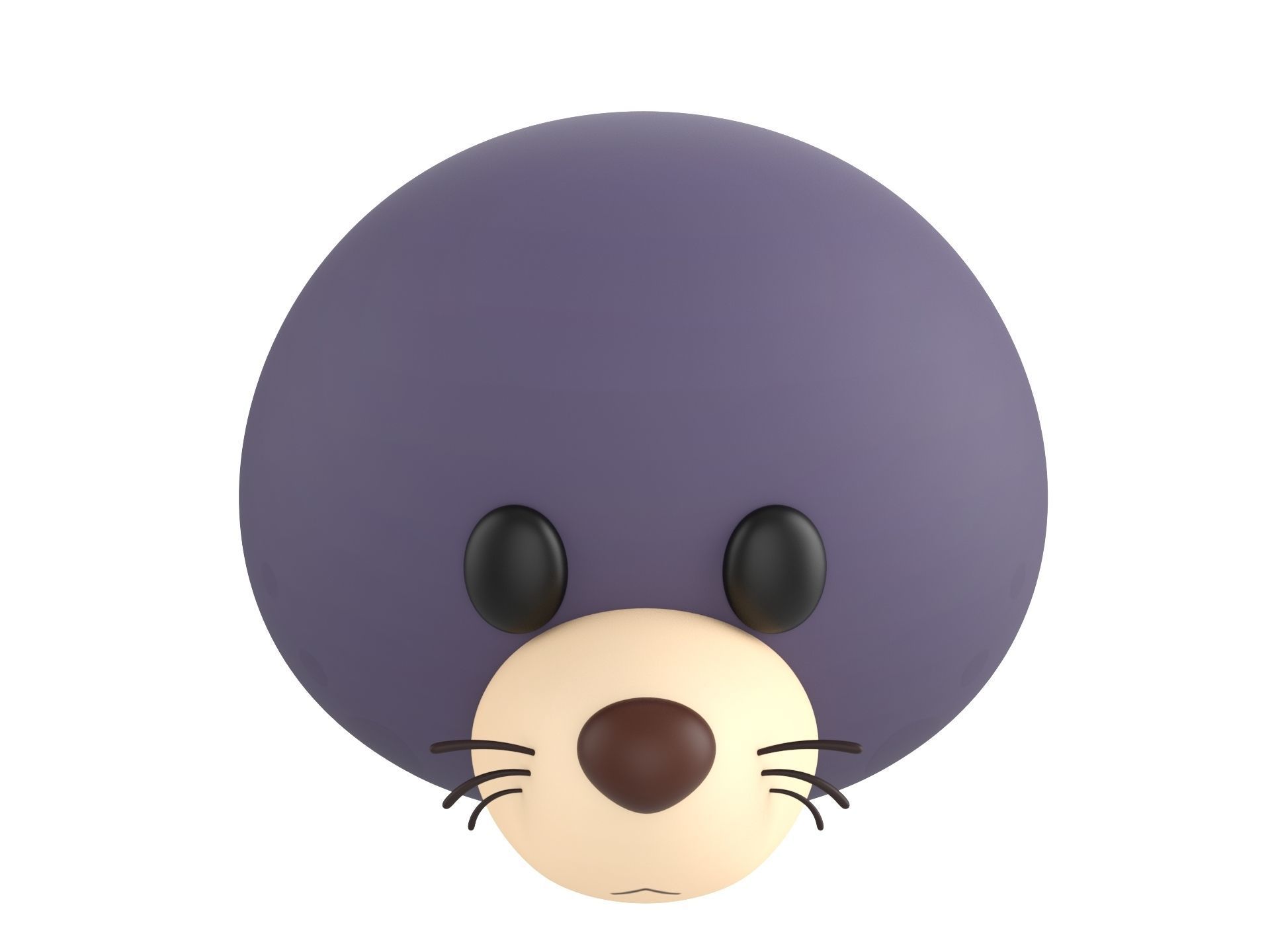 Prop240 Seal Head 3D model_9