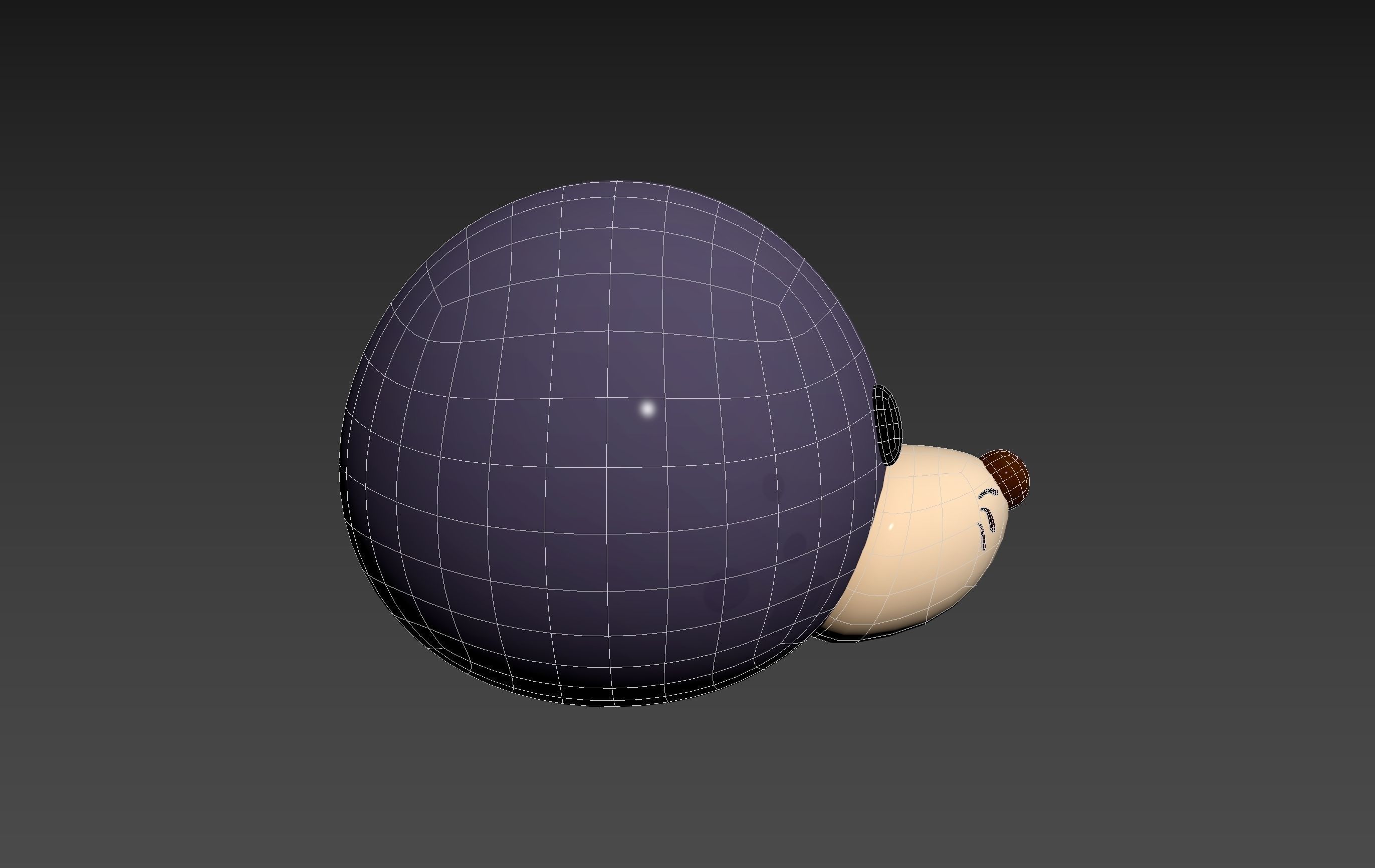 Prop240 Seal Head 3D model_16