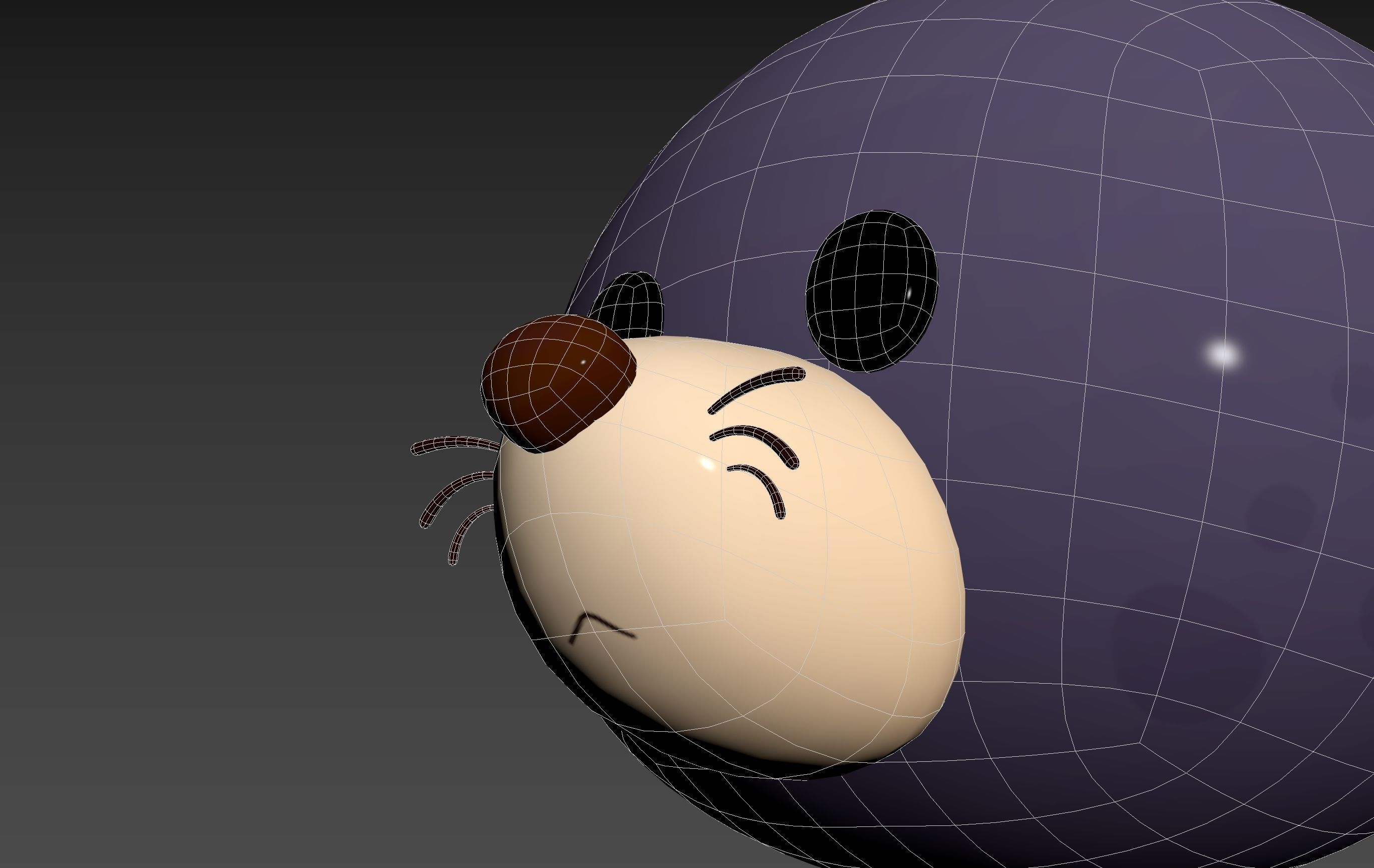 Prop240 Seal Head 3D model_24