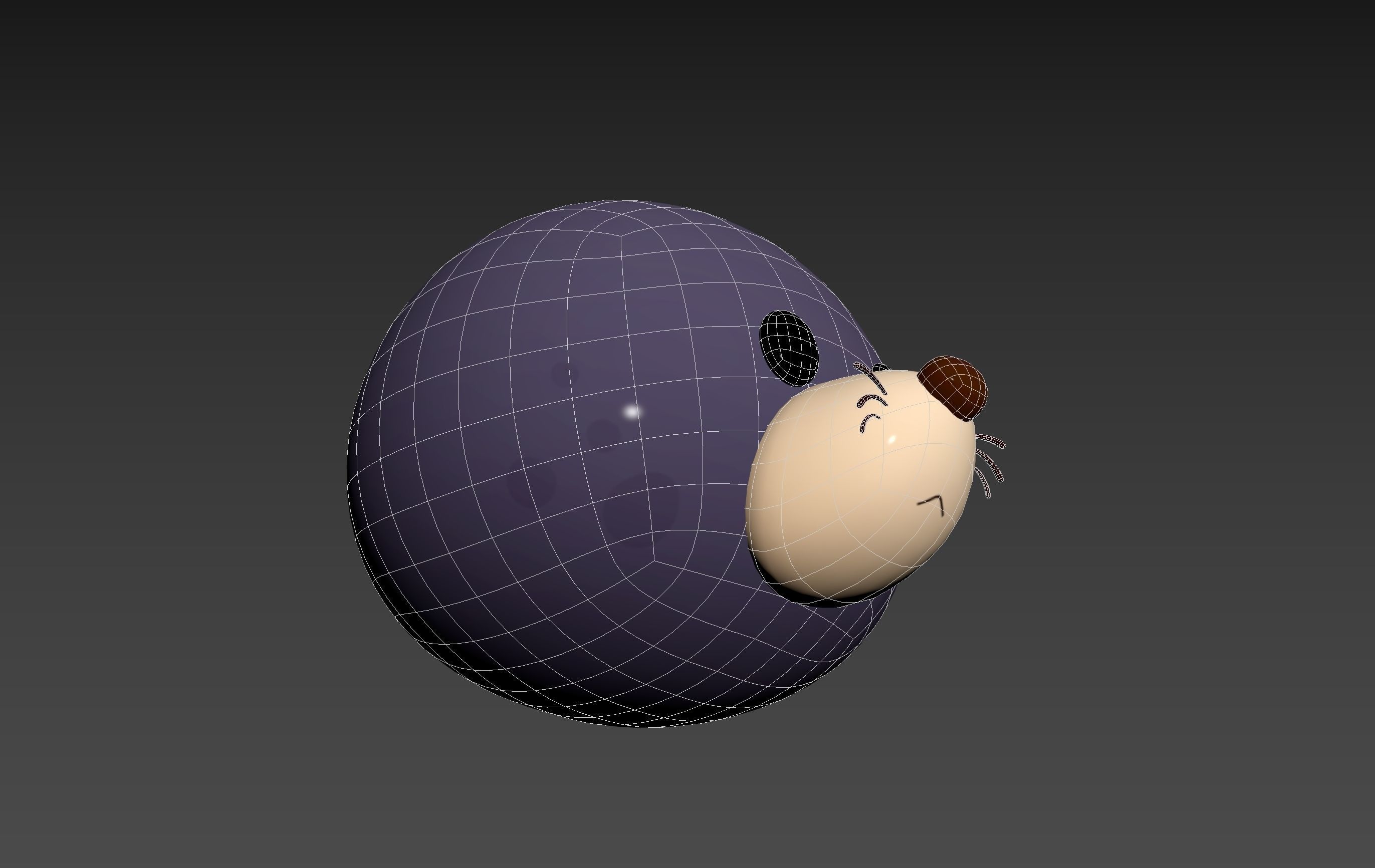 Prop240 Seal Head 3D model_14