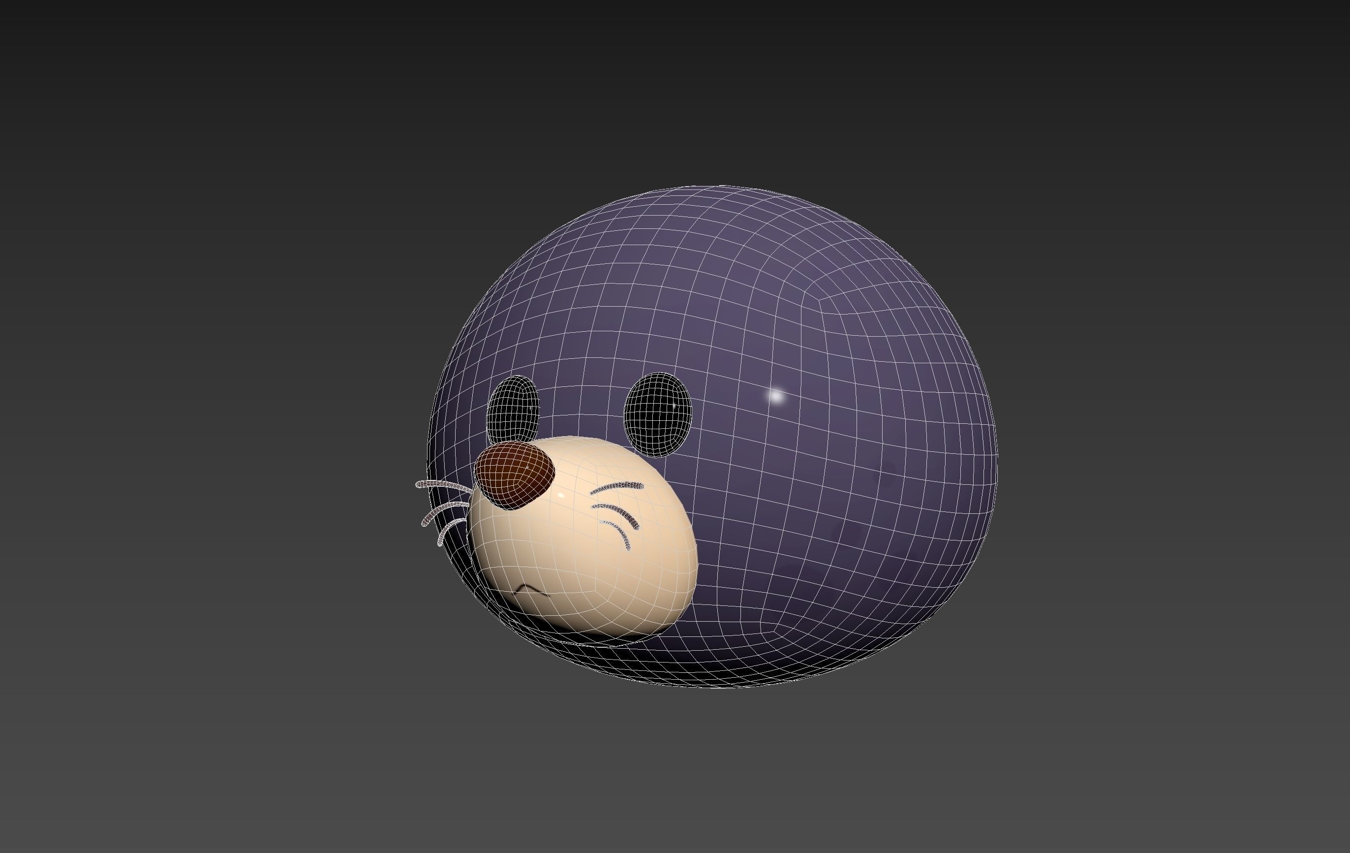 Prop240 Seal Head 3D model_12