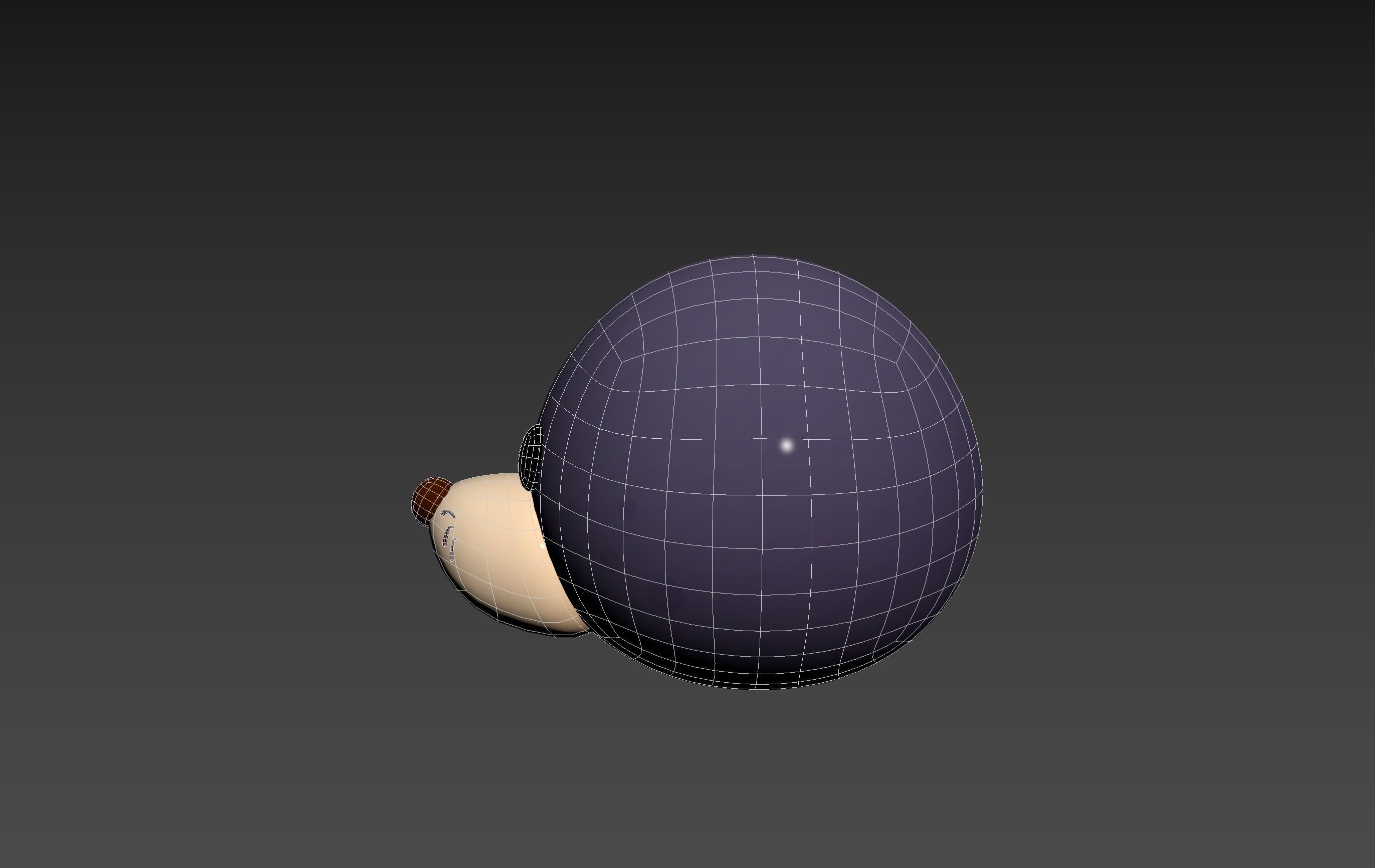 Prop240 Seal Head 3D model_22