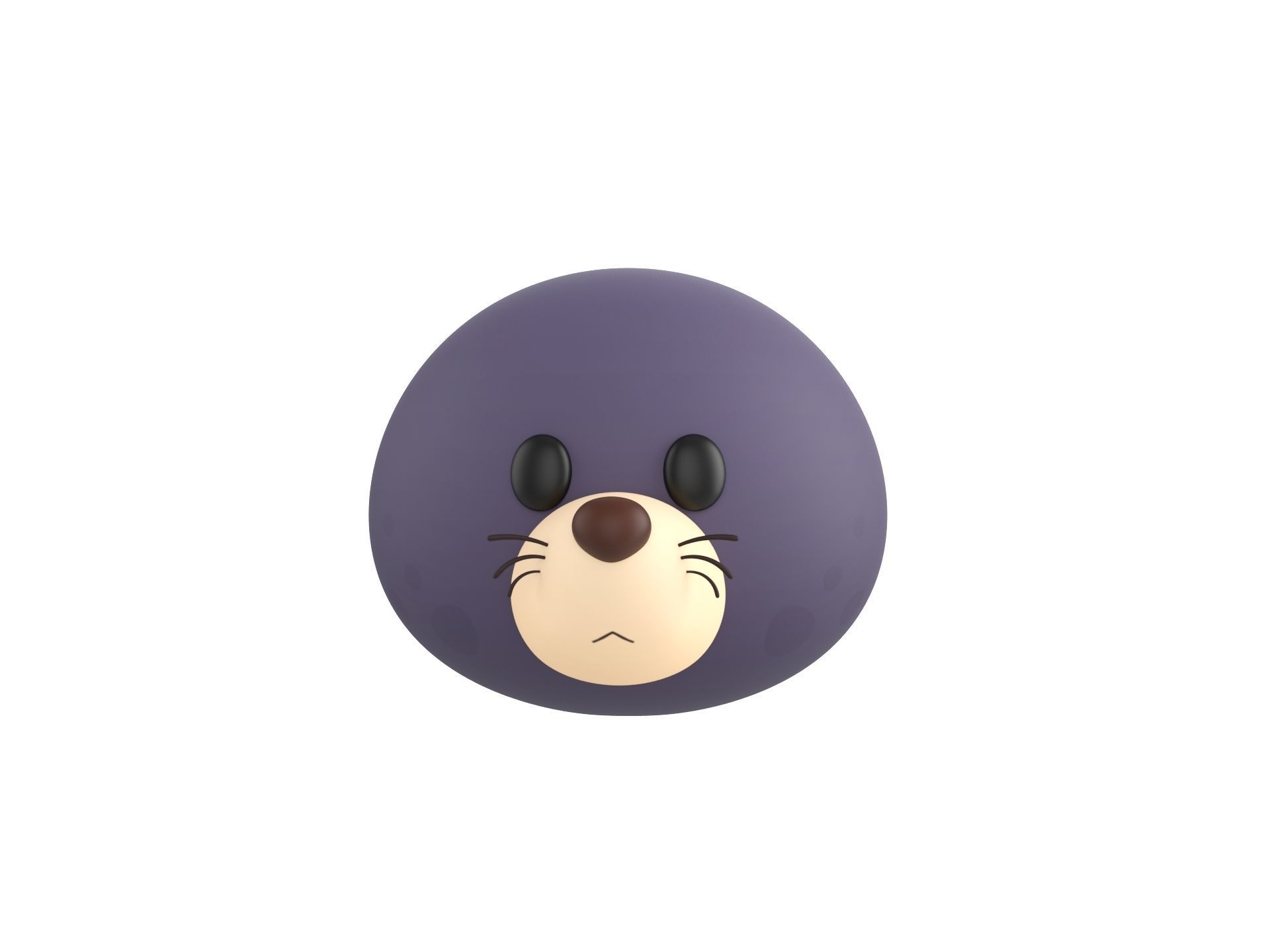 Prop240 Seal Head 3D model_1