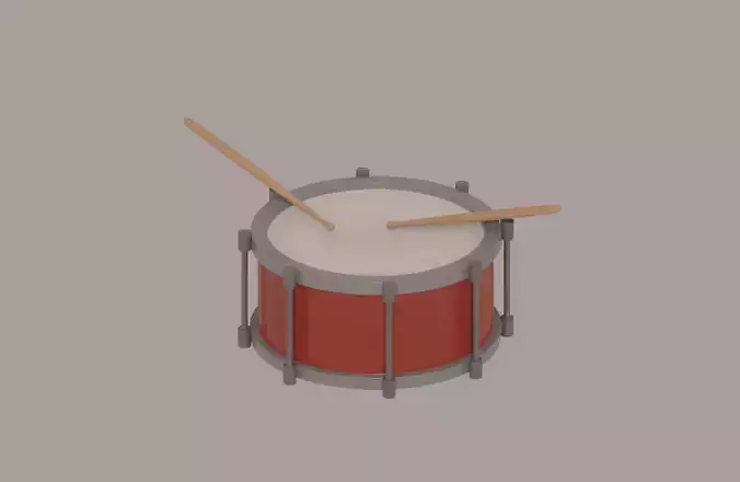 Drum model 3D model