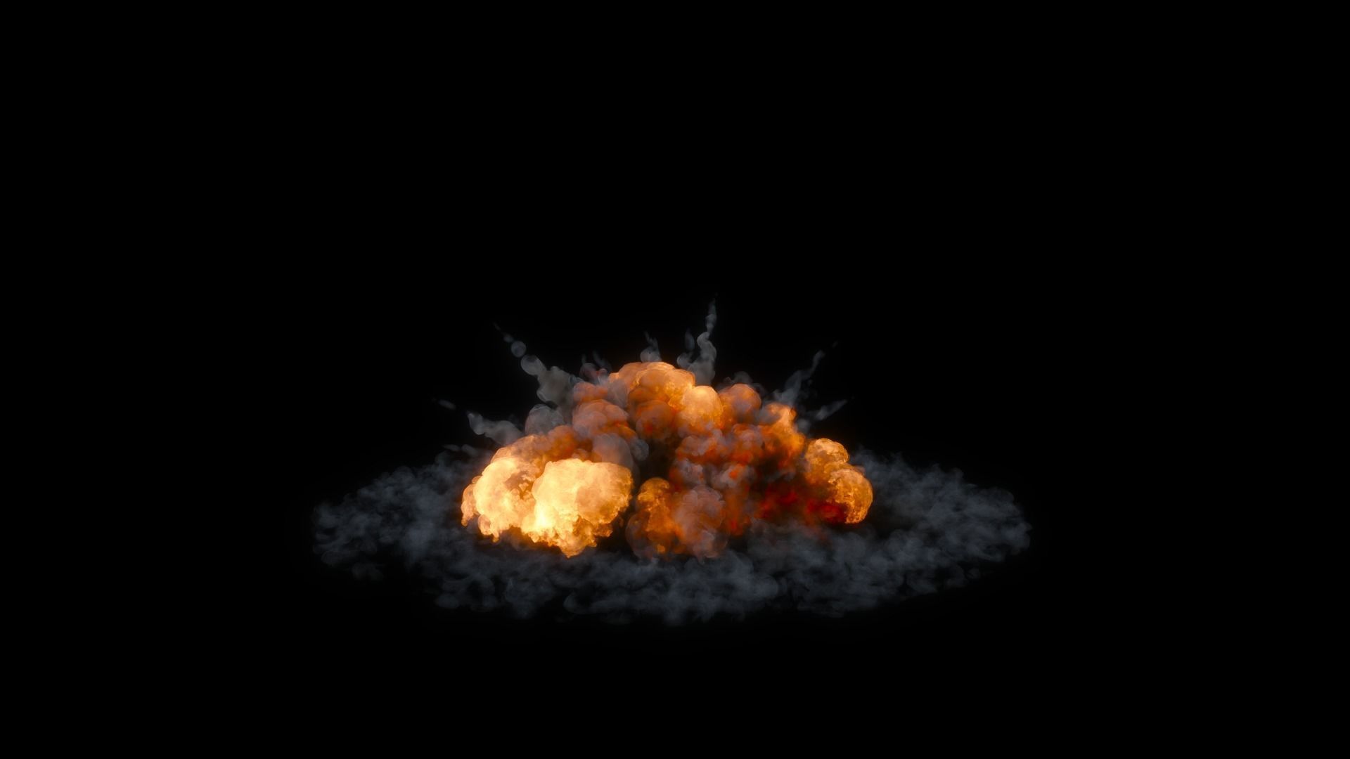 Bomb Explosion 3D model_16
